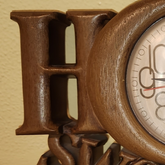 Vintage 1970s Burnwood Home Sweet Home Clock - Picture 10 of 10